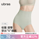 ubras七夕禮物提臀高腰收腹塑性提臀塑身褲產后束腰免穿內褲女修飾比例 三角褲-鼠尾草色 L