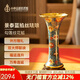 中外琺瑯美術(shù)館景泰藍花瓶擺件 故宮生日禮物 客廳辦公室桌面裝飾喬遷禮品送老師 單支裝
