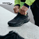 Saucony索康尼向導18Guide18男子穩定輕便緩震舒適透氣休閑運動(dòng)跑鞋黑40