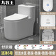 九牧王馬桶坐便器家用虹吸式大口徑?jīng)_力潮州衛(wèi)生間靜音節(jié)水防濺馬桶坐廁 潔凈五【環(huán)繞虹吸式】10.0大管徑 400mm 免費(fèi)送貨入戶