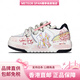 MLB【定制球鞋】玫瑰來(lái)信少女心事甜美學(xué)院小眾耐磨低幫板鞋男女同款 粉色 38.5