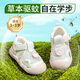 托姆貝克嬰兒涼鞋夏季學(xué)步鞋網(wǎng)鞋防滑軟底防踢寶寶鞋子 淺粉16