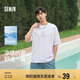 森馬（Semir）短袖T恤男索羅娜涼感抗菌夏裝設計感印花休閑圓領(lǐng)t恤101324100154