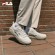 斐樂(lè )（FILA）官方男鞋COOKIES復古帆布鞋曲奇鞋時(shí)尚休閑鞋 樺樹(shù)棕-BI 41