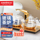 金灶（KAMJOVE） 全智能自動上水電熱水壺玻璃燒水壺保溫泡茶電茶壺高硼硅玻璃電茶爐燒水器自動上水 0.8L G9（20*37cm）豎版按鍵