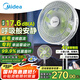 美的（Midea）【幸運草安睡1S】一級能效直流變頻聲控電風(fēng)扇家用遙控臥室靜音落地扇臺式桌面抗菌大風(fēng)力轉(zhuǎn)頁扇