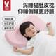 莫爾兔兒童枕頭寶寶專(zhuān)用護頸記憶棉1-3-6歲以上嬰幼兒園護脊夏四季通用 櫻花粉 丨貓肚柔軟丨透氣排汗 【50*30cm】10A抗菌