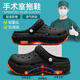安尚芬醫(yī)用手術(shù)室拖鞋男款夏季外穿洞洞鞋2025新款防臭防滑足弓支撐涼鞋 黑色 【輪胎防滑底紋、久站不累】 42 -43適合41-42（內(nèi)長260mm）