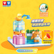 奧迪雙鉆（AULDEY）蛋仔派對(duì)場(chǎng)景積木仔仔熊和扭蛋機(jī)桌面擺件男女孩玩具生日禮物