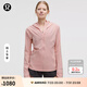 lululemon丨Mist Over 女士運(yùn)動(dòng)夾克 拒水 防曬 LW4BSRS 朦朧粉 線上專售 XS /4
