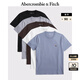 ABERCROMBIE & FITCH男裝25夏季新款5件組合套裝經(jīng)典小麋鹿重磅短袖T恤KI124-5045 灰色多色 L (180/108A)