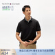 Tommy Hilfiger【輕柔感】夏季男裝珠地網(wǎng)眼商務(wù)休閑短袖T恤翻領(lǐng)POLOJA568