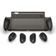 Skull & Co.Switch2保護殼  能插底座 骷髏skullnco 人體工學 附三種握把 GripCase2 單品：GripCase2【黑色】