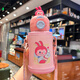 啟諾兒童保溫杯帶杯套防摔2025新款小學(xué)生上學(xué)專用水杯幼兒園雙飲水壺 粉色500ml