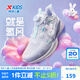 特步【氫風(fēng)5.0】?jī)和懿叫募拘驴钅信\(yùn)動(dòng)鞋旋紐扣透氣軟底跑鞋 【芋泥兔兔】淡紫色/雪青紫 32