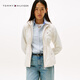 TOMMY HILFIGER25新款秋冬女裝戶外潮流休閑運(yùn)動(dòng)純色收腰連帽夾克外套45725 白色YA8 S （推薦：100-115斤）