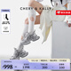 CHERY KALLY【銀紗幽夢】銀色老爹鞋女款2025新款厚底網(wǎng)面增高鞋輕奢女鞋 CHERY&KALLY 銀色 38