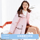 樂(lè)町【三防】戶外風(fēng)格派克羽絨服冬季新款抗靜電保暖加厚外套 椰粉色（現(xiàn)貨） L