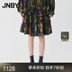 JNBY【商場同款】25春新品半身裙寬松A型5P1D14680 798/黃藍系 L