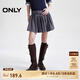ONLY2025春季新款百搭甜酷設(shè)計(jì)感短裙蓬蓬裙半身裙女|125116011 G44花灰色 S (160) 64A