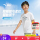 安踏兒童T恤男童短袖純棉T恤2025夏運(yùn)動(dòng)T女童跑步短袖T恤衫A52527126