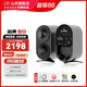 山靈（SHANLING）S0音箱主動式監(jiān)聽高保真藍牙5.3有源音箱HIFI發(fā)燒級書架音響家庭影院 空谷黑（下單送DL1音頻線）
