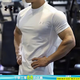 安德瑪（UNDERARMOUR）短袖T恤男 25夏季新款運(yùn)動(dòng)服跑步健身訓(xùn)練打底衫彈力透氣圓領(lǐng)T恤 【彈力快干】【Tech面料】白色 L (175/96A)