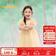 巴拉巴拉女童裙子兒童連衣裙2025夏裝中幼童泡泡袖國風網(wǎng)紗裙208225111027