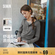 森馬t恤女短款修身內(nèi)搭25年春秋假兩件打底衫亨利領(lǐng)109125101001