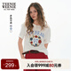 Teenie Weenie小熊T恤女2025年夏季新款清新活力甜美刺繡圓領(lǐng)短袖T恤上衣女