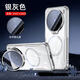 米尼鹿 vivox200pro手機(jī)殼磁吸全包X200ultra手機(jī)殼防摔金屬鏡頭支架X200s/X200Promini透明不發(fā)黃男女款 vivoX200Ultra【透明色】強(qiáng)力磁吸