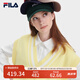 FILA X MAGIC STICK斐樂編織衫女秋時尚休閑寬松亮色V領(lǐng)馬甲 淡嫩黃-YE M 165/84A