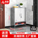 梵答304不銹鋼鞋柜室外門(mén)口收納儲物柜防水防曬入戶(hù)玄關(guān)多層儲物鞋架 800寬二門(mén)一空鞋柜【304】