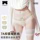 阪織屋（Bandgewoo）女士?jī)?nèi)褲夏季薄款蕾絲可愛性感純欲冰絲7A級(jí)抗菌七夕情人節(jié)送禮物