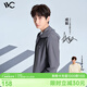 VVC防曬衣服男士時(shí)尚夏季冰絲涼感防紫外線短外套披肩外套 深灰色 L