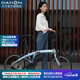 大行（DAHON）P10折疊自行車20英寸10速鋁合金男女運動通勤V剎折疊車PAA003 消光灰藍(lán)