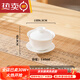 vieruodis羊脂玉白瓷薄胚單個(gè)蓋碗茶杯陶瓷泡茶器功夫茶三才蓋碗 3.2英寸(口徑8.5cm高8.0cm)140