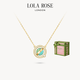 LOLA ROSE羅拉玫瑰日心說(shuō)系列女士項鏈鎖骨鏈生日禮物節日禮物送女友 東陵玉/合成歐泊-粉色禮盒款
