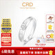 CRD克徠帝【現(xiàn)貨閃發(fā)】俊朗鉑金鉆戒鉆石戒指男戒婚戒 4分