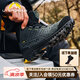 LA SPORTIVA防水透氣皮面登山鞋男防滑減震快速行進(jìn)徒步鞋PYRAMID 碳灰/黃 41