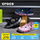crocs卡駱馳洞洞鞋貝雅卡駱班輕便耐磨一腳蹬休閑鞋|205089 黑色/白色-066 43 (270mm)
