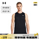 安德瑪（UNDERARMOUR）春夏Tech男子訓(xùn)練運(yùn)動(dòng)背心1382795 黑色001 L