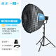 南光（NANLITE）FS-300B雙色溫直播補光燈 室內影棚平面人像攝影燈 大功率視頻led常亮燈 專業(yè)高顯色拍攝燈 FS-300B+90快裝柔光箱（配蛋格）+燈架