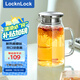 樂扣樂扣（locknlock）【清涼節(jié)】玻璃冷水涼水壺帶把手水杯耐高溫泡茶壺大LLG969_1L