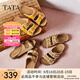 他她（TATA）女鞋勃肯拖2025夏季新款外穿拖鞋涼鞋女 焦糖可露麗 39