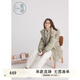 紫涵中長款加厚羽絨服女年冬季連帽防風(fēng)羽絨外套毛領(lǐng)大衣 卡其綠 M