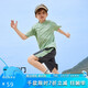 ASK JUNIOR兒童運動套裝2025夏季薄款男中大童短袖女童t恤短褲速干跑步套裝 綠色【JE2MHS13918M】 150