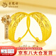 老鳳祥滿天星車花耳飾黃金耳環(huán)媽媽款足金耳圈七夕情人節(jié)禮物送女友老婆 今/次日達(dá)*車花耳環(huán)【一對】約2.1-2.2g禮盒