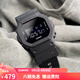 卡西歐（CASIO）男表g-shock經(jīng)典方塊電子表運動手表頭文字D男士防水防震石英表 黑武士DW-5600BBN-1D