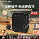 漫步者（EDIFIER）MF1無線版小蜜蜂擴(kuò)音器 教師教學(xué)專用防嘯叫便攜藍(lán)牙音響大功率麥克風(fēng)播放器導(dǎo)游導(dǎo)購講解員喇叭 夜黑【無線版】 藍(lán)牙5.4|智能防嘯叫